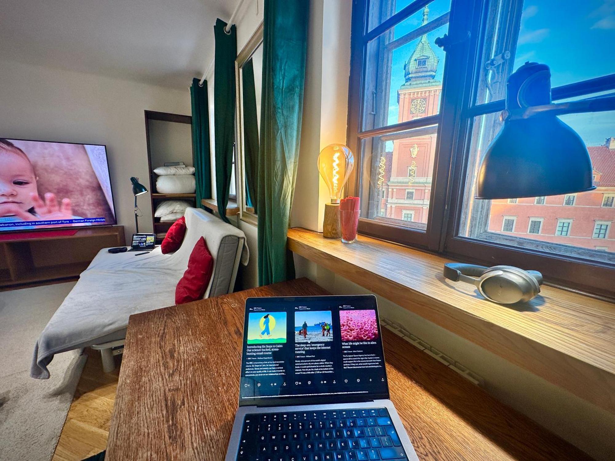 Old Town Best View Wifi 300 Mb/S Huge Screen Netflix Appletv Amazontv Warsaw Ngoại thất bức ảnh